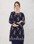 BAJU KURUNG PAHANG MODEN AMBERLEE (NAVY BLUE)